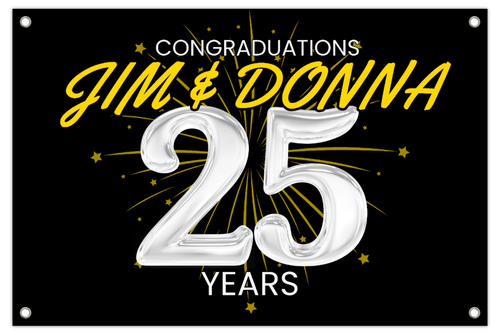 25th Anniversary Banner