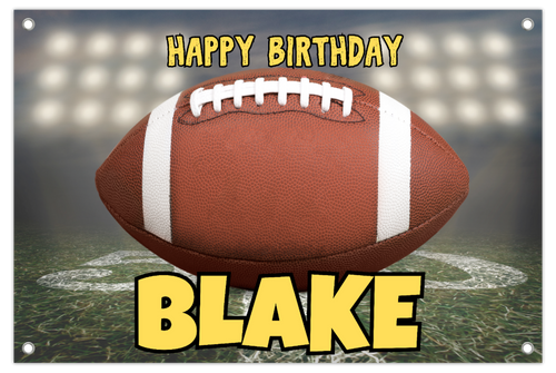 HBD Football Banner