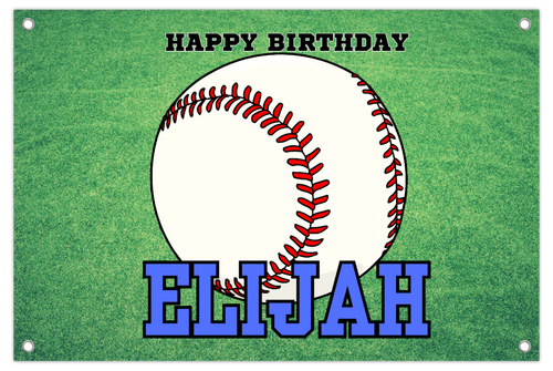 HBD Baseball Banner